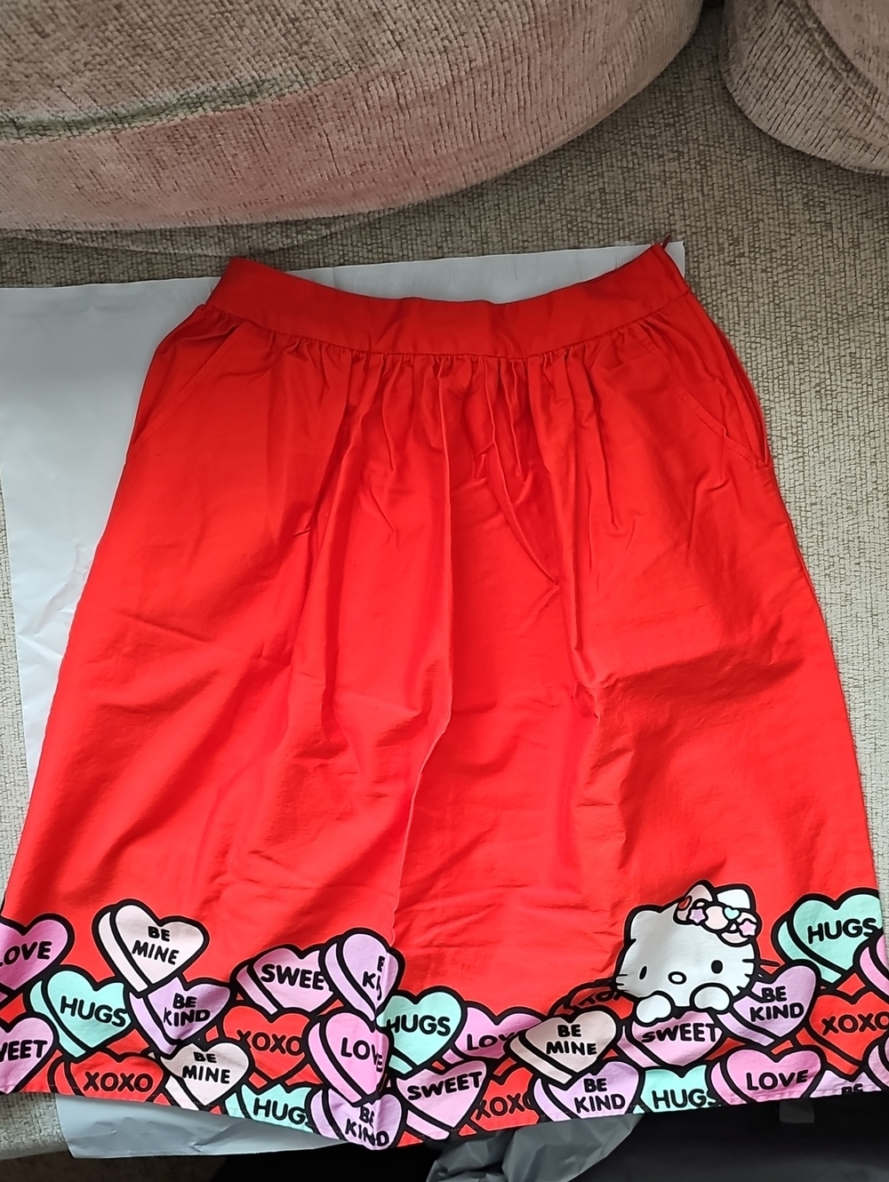 Modcloth Hello Kitty Red Skirt